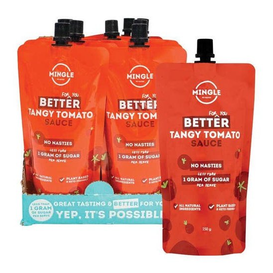 Mingle Better for You Sauce Tangy Tomato 10x250g