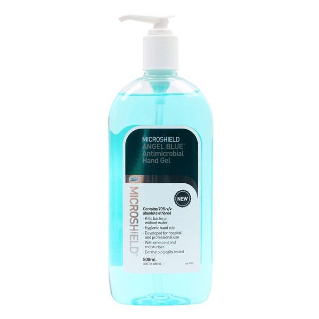MICROSHIELD ANGEL BLUE HAND GEL 500ML