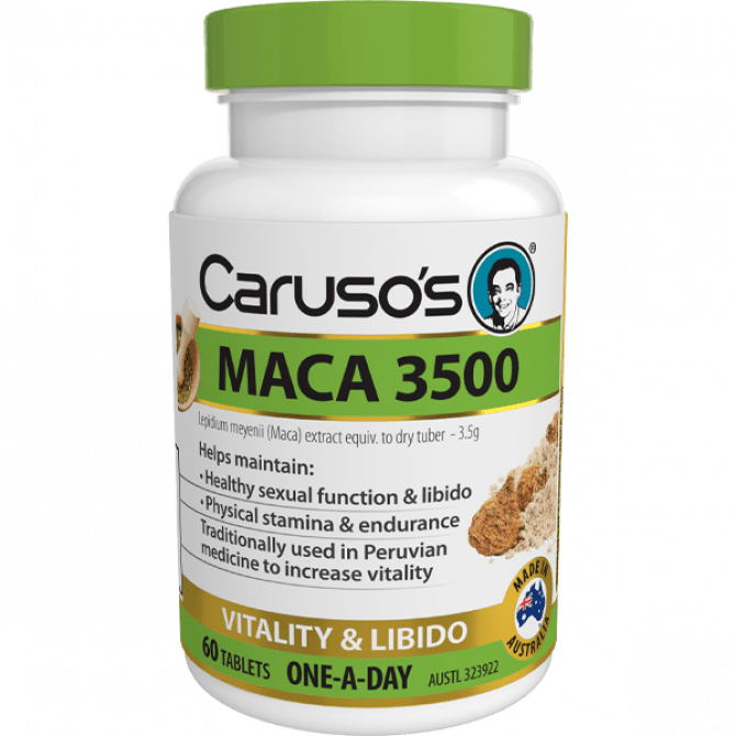 Caruso's Natural Health Maca 3500 60 Tablets