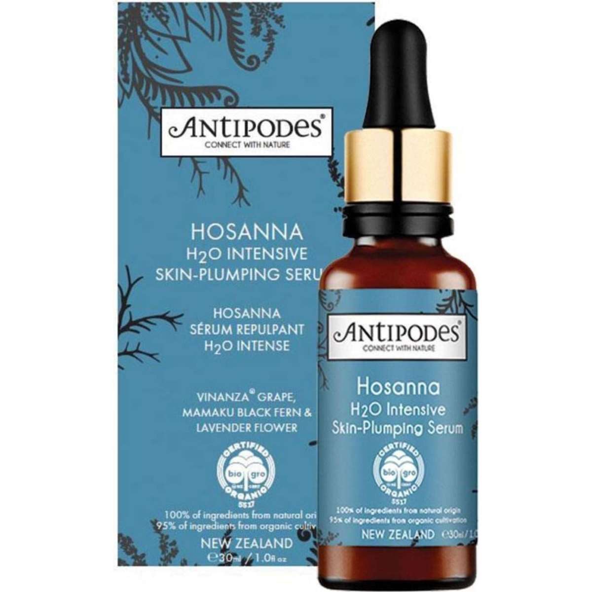 Antipodes Organic Hosanna H2O Skin-plumping Serum 10ml