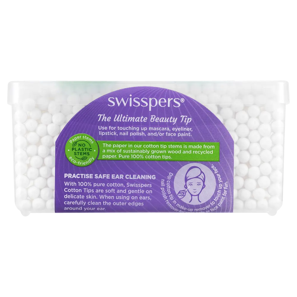 Swisspers Cotton Tips Paper Stems 240 Pack
