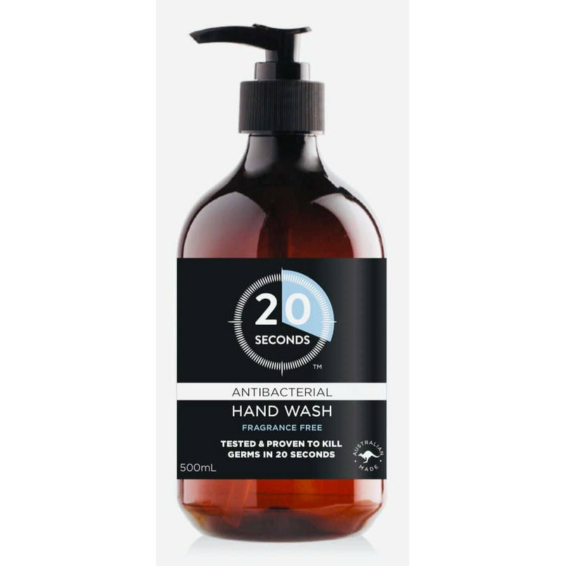 20 Seconds Fragrance Free Antibacterial Hand Wash 500ml