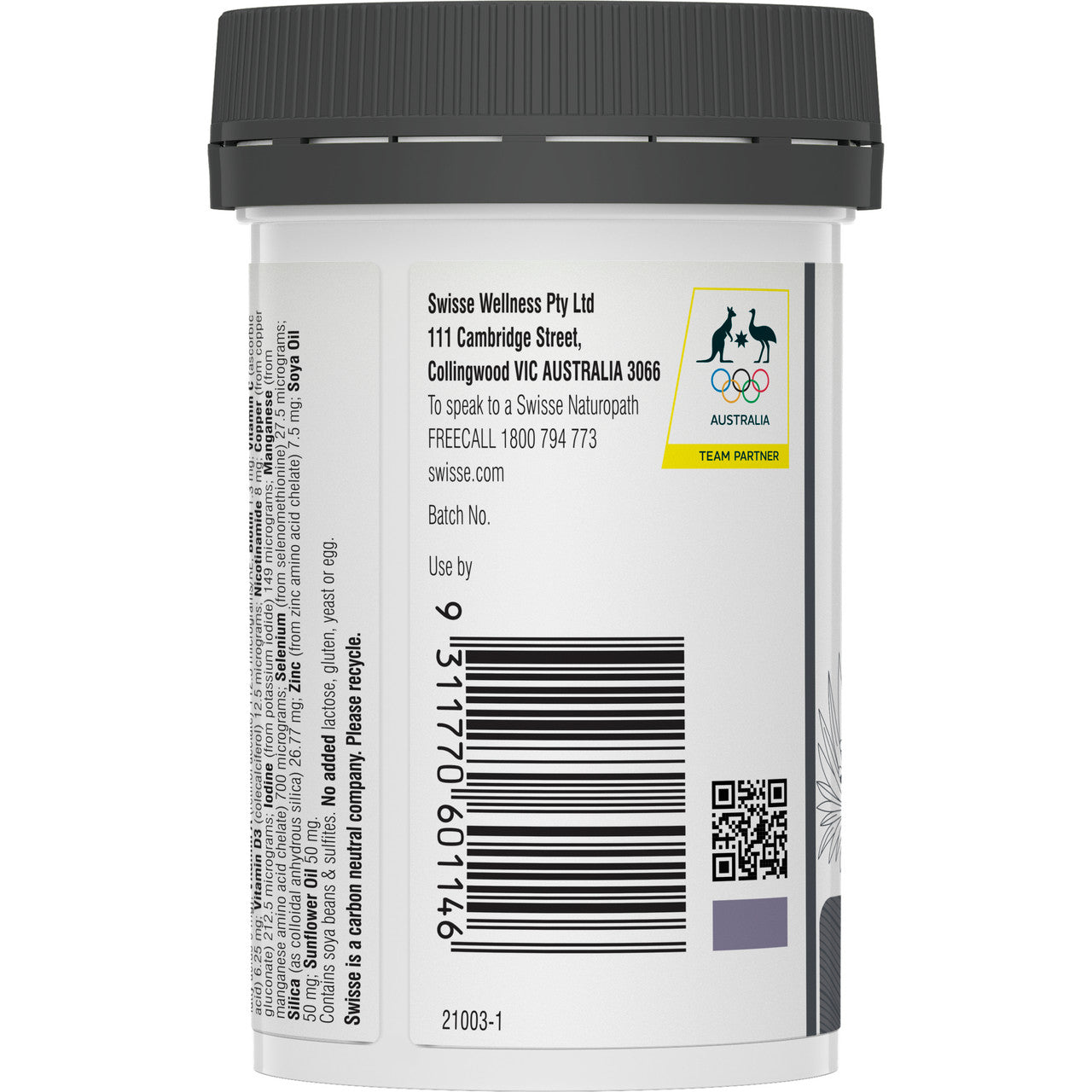 Swisse Hair Nutrition For Men 60 Capsules