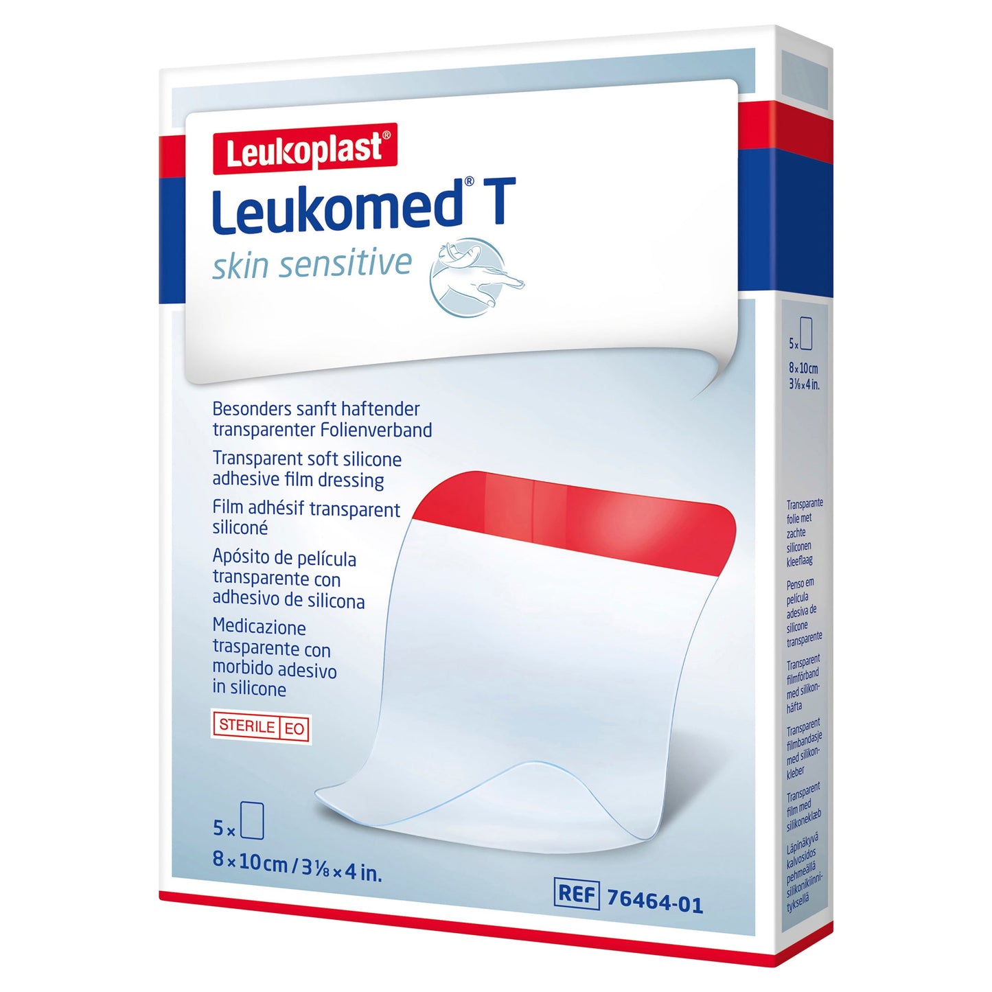 Leukoplast Leukomed T Skin Sensitive 5cm x 7.2cm 5 Pack