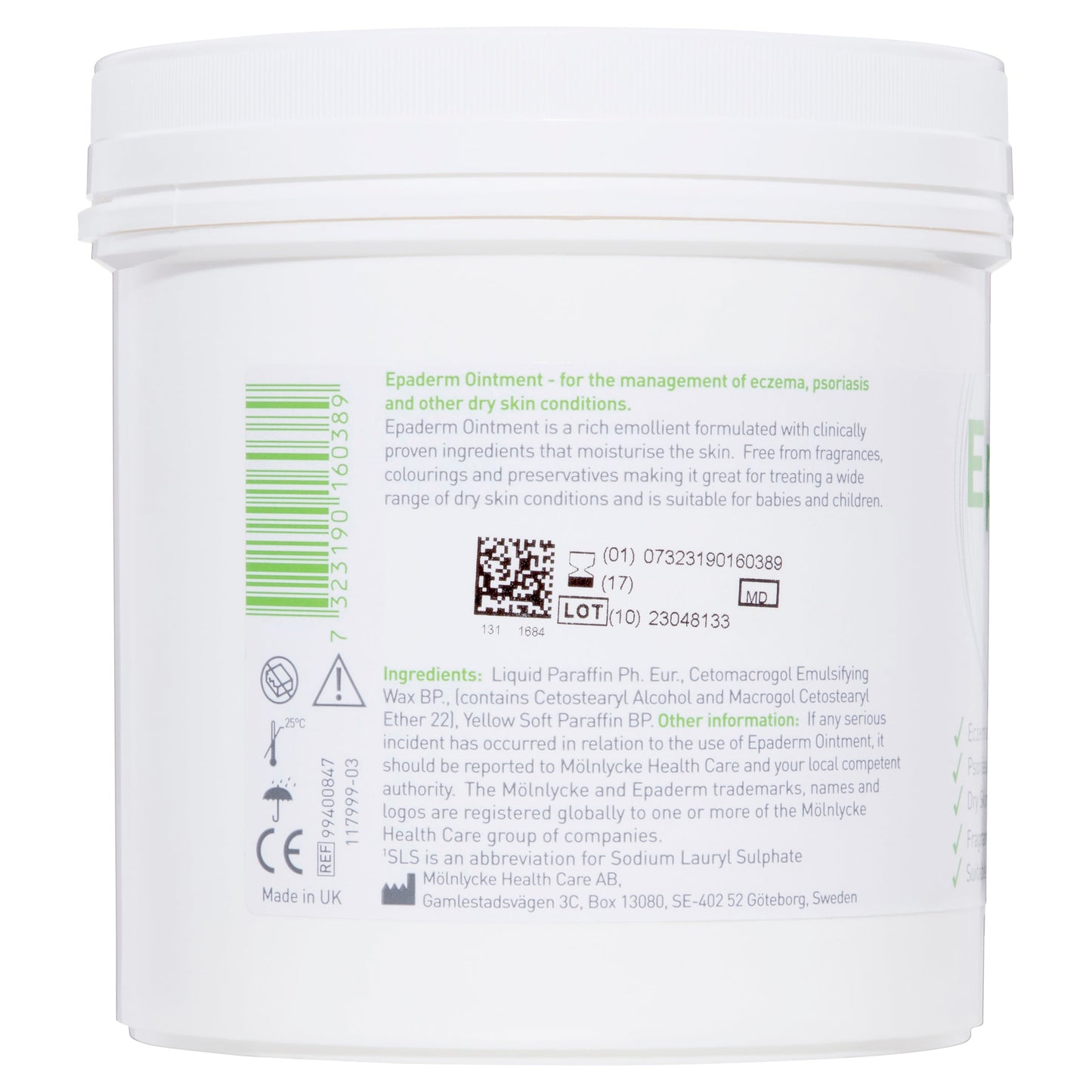 Epaderm Ointment 500g