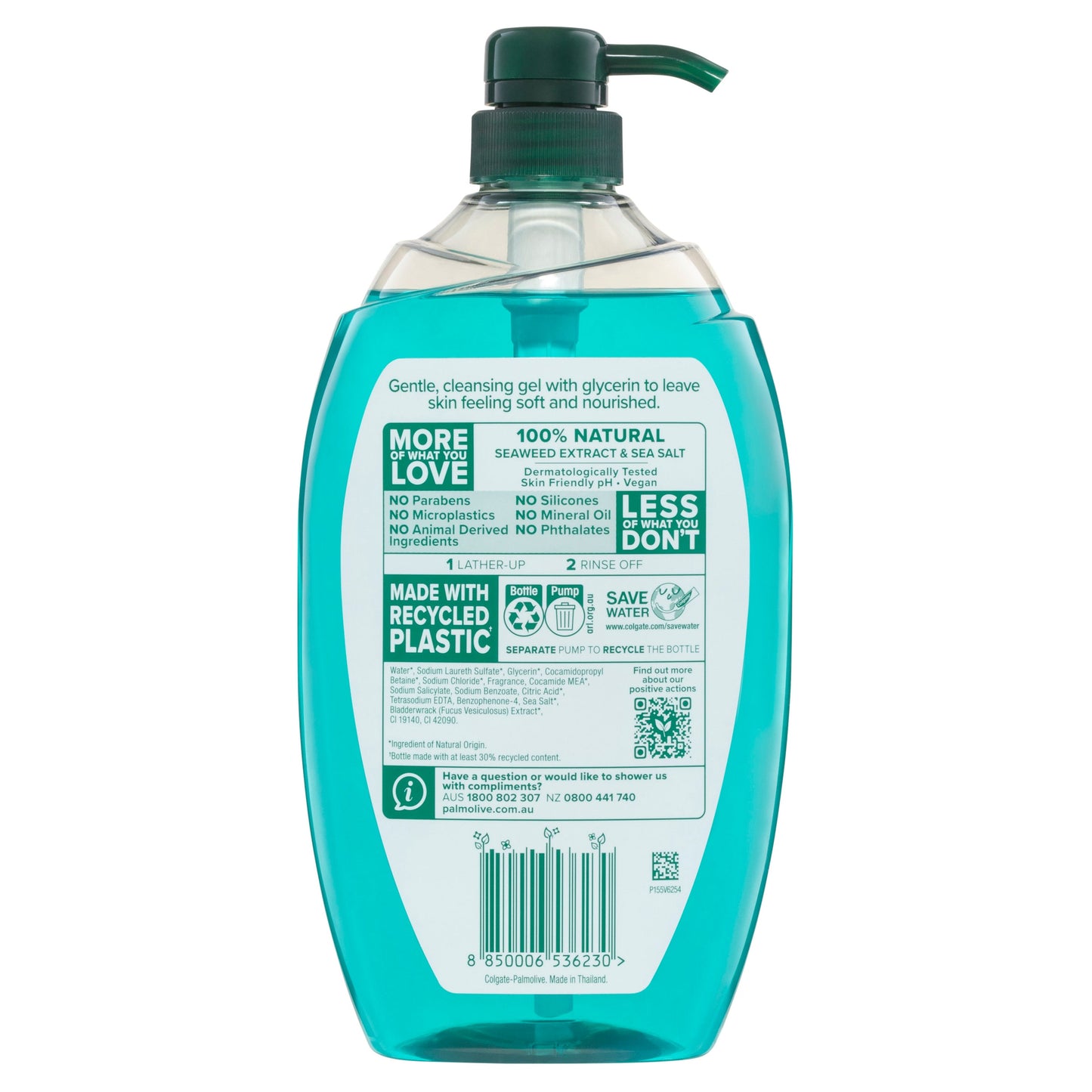 Palmolive Naturals Body Wash Sea Minerals Shower Gel 1L