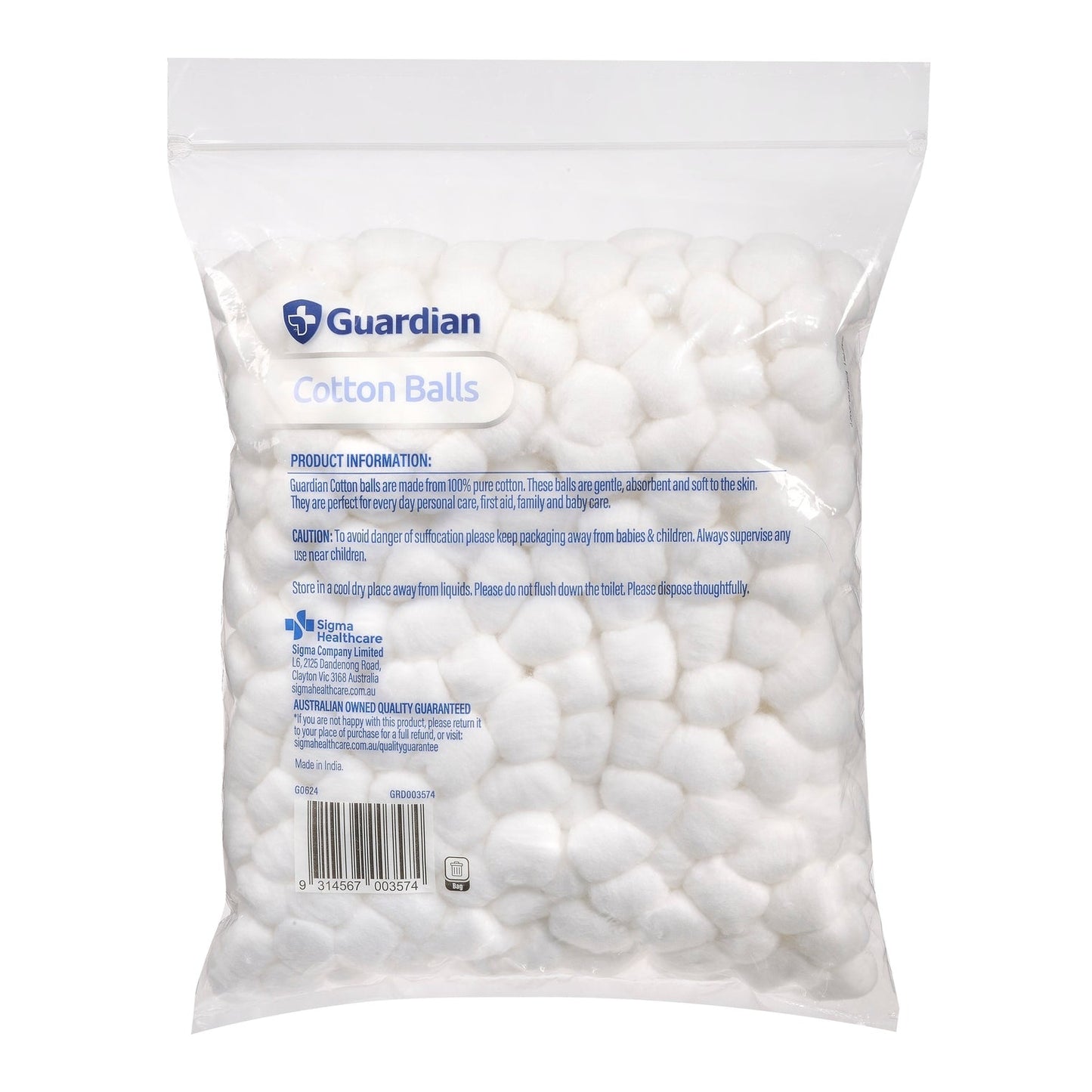 Guardian Cotton Balls 400pk