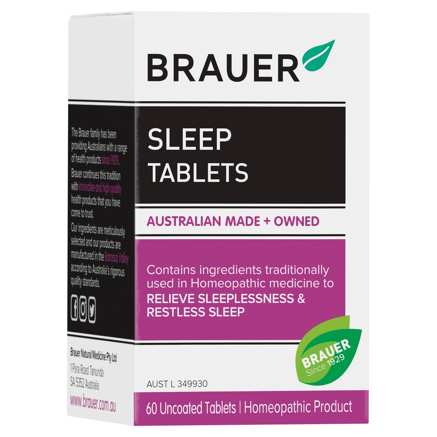 Brauer Sleep 60 Tablets