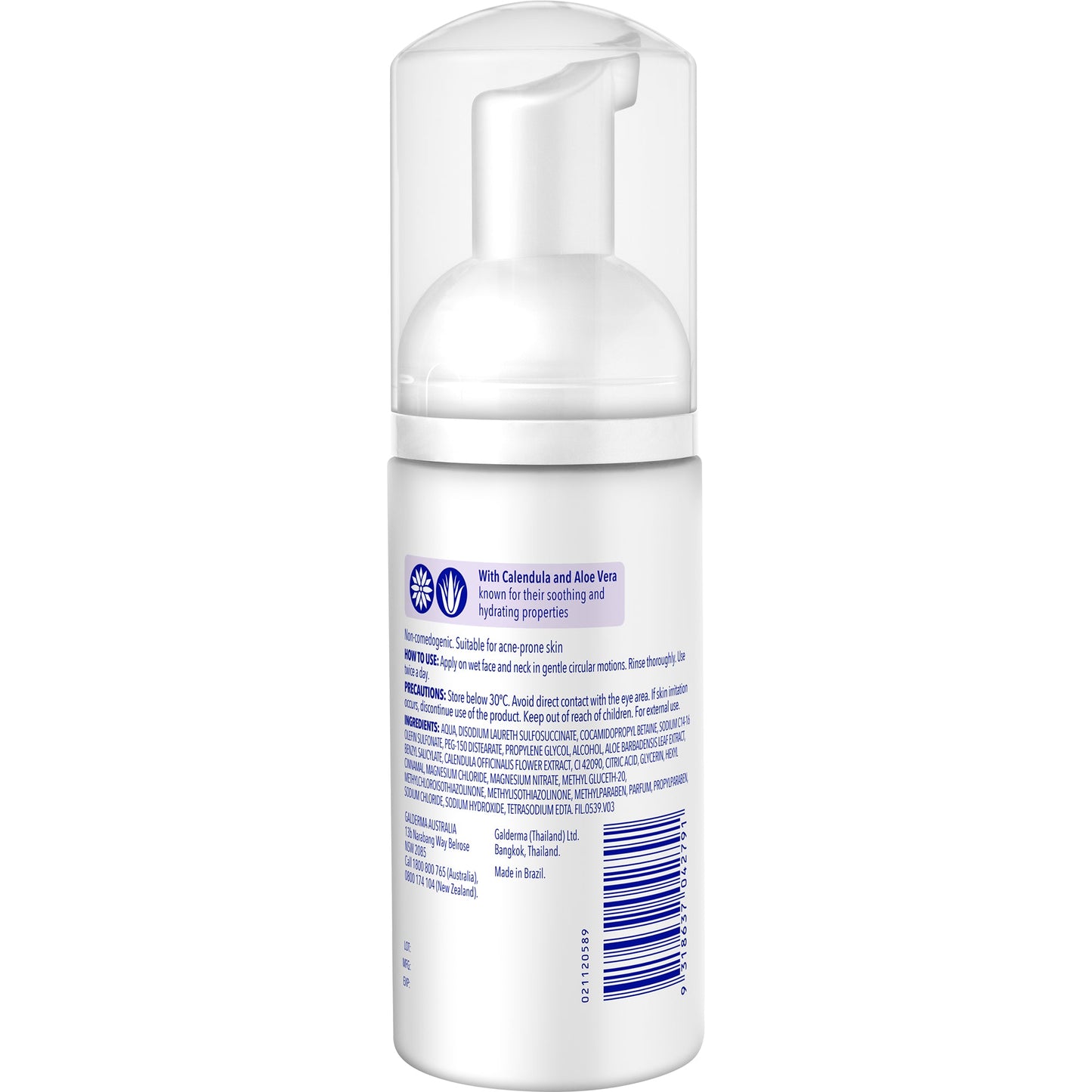 Benzac Daily Facial Foam Cleanser 130ml