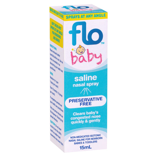 FLO Baby Saline Spray 15mL