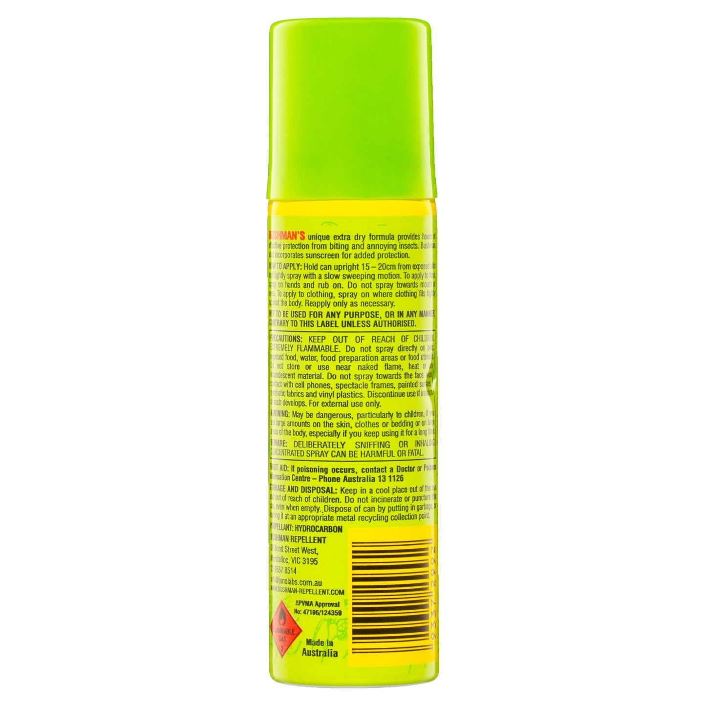 Bushman Plus Repellent With Sunscreen Aerosol - 50g