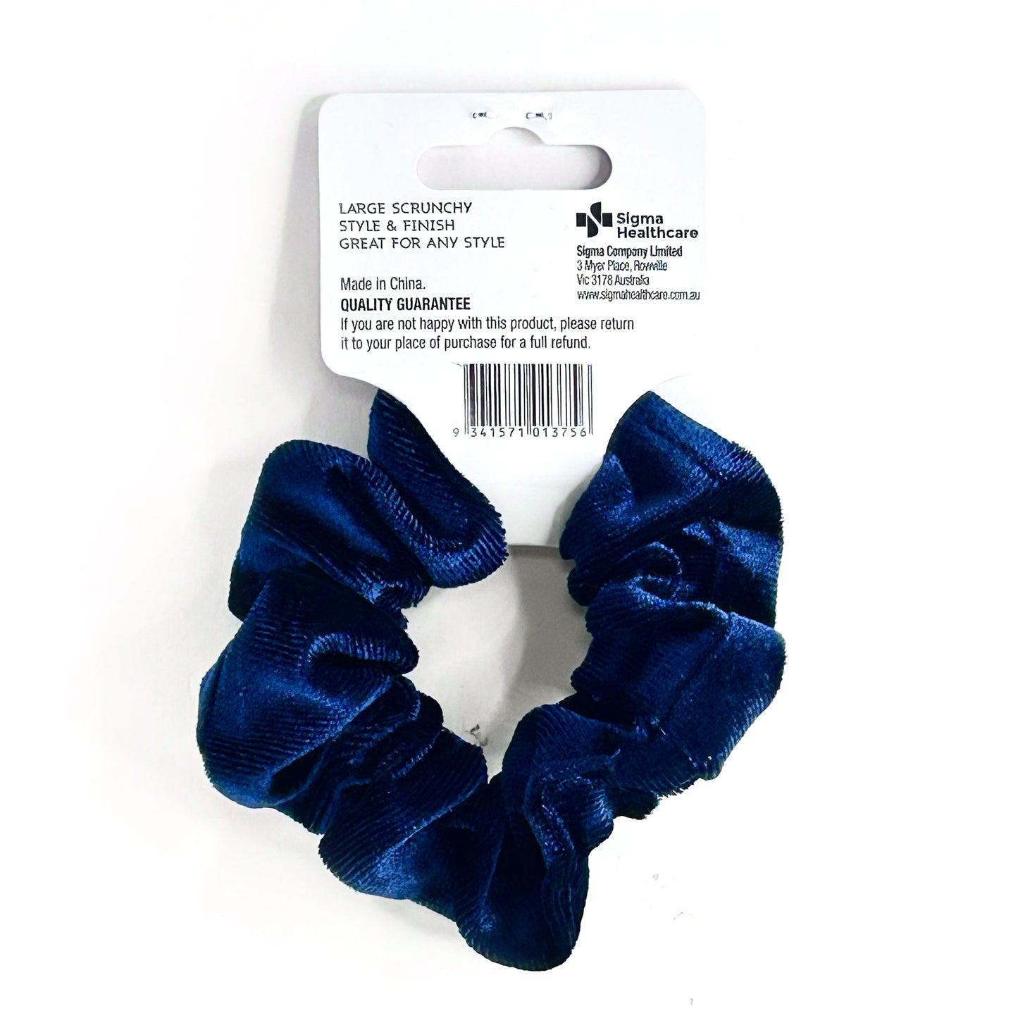 Beauty Theory Scrunchy Navy Large