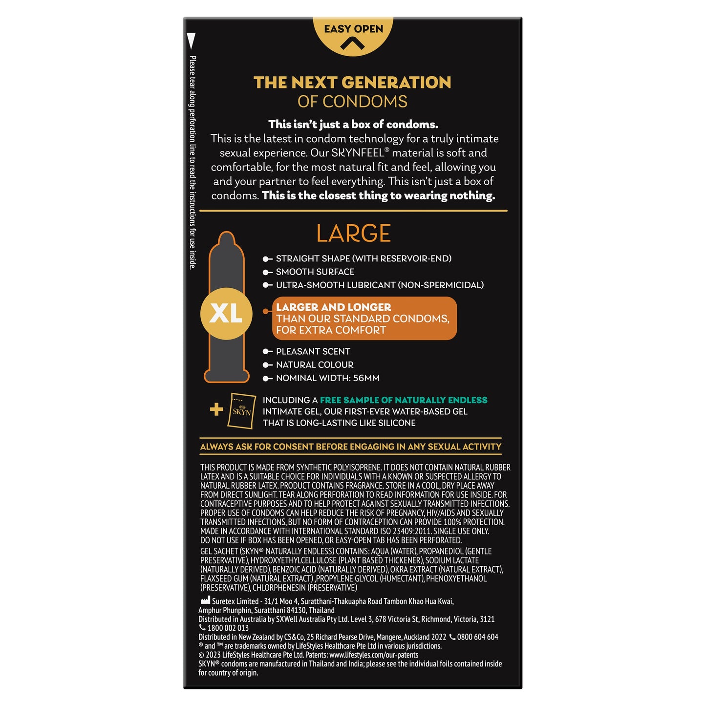 SKYN Large Condom 10 Pack