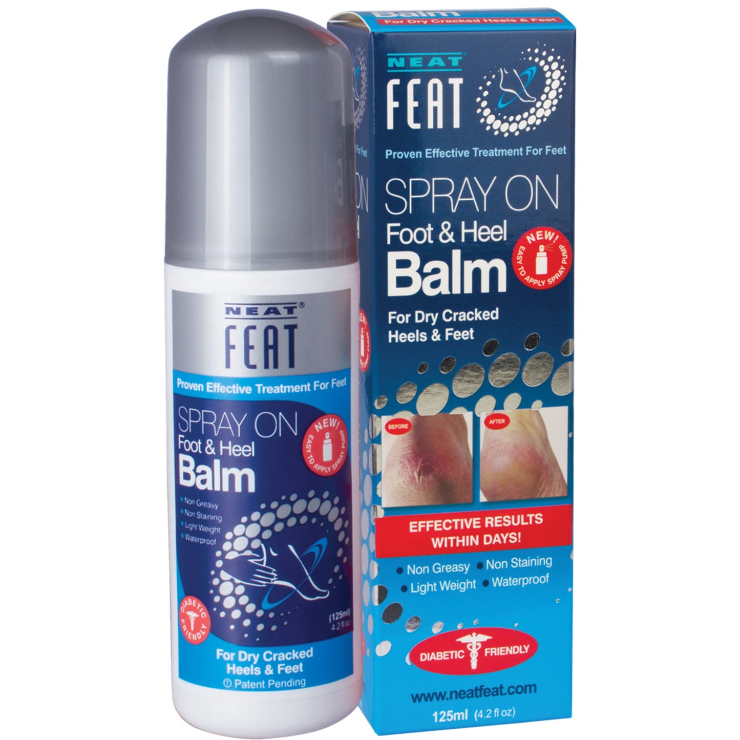 Neat Feat Foot & Heel Balm Spray 125ml
