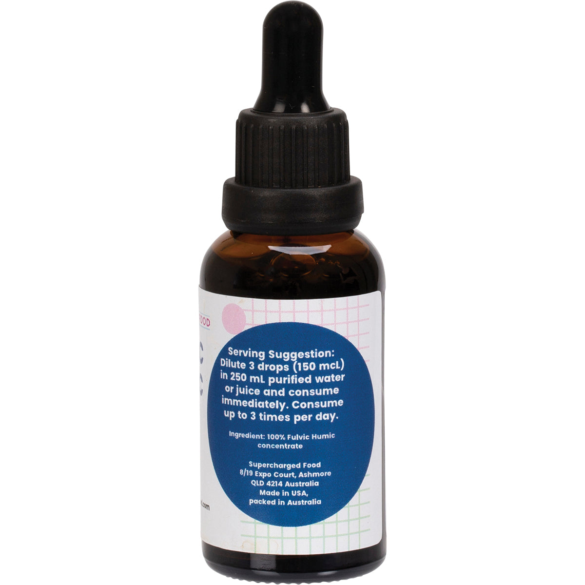 SUPERCHARGED FOOD Fulvic Humic Concentrate Drops 60ml