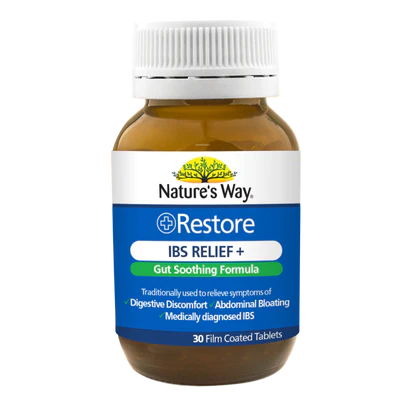 Nature's Way Restore IBS Relief 30 Tablets