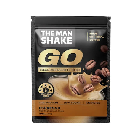 THE MAN SHAKE GO Espresso 56g x 10 Sachets