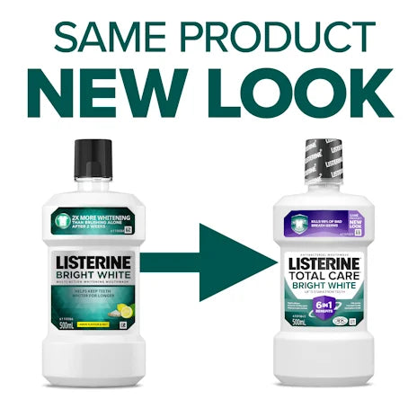 Listerine Bright White Mouthwash 500ml
