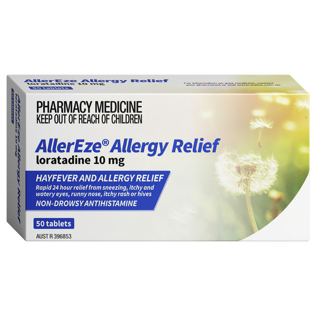 Allereze 10mg 50 Tablets S2