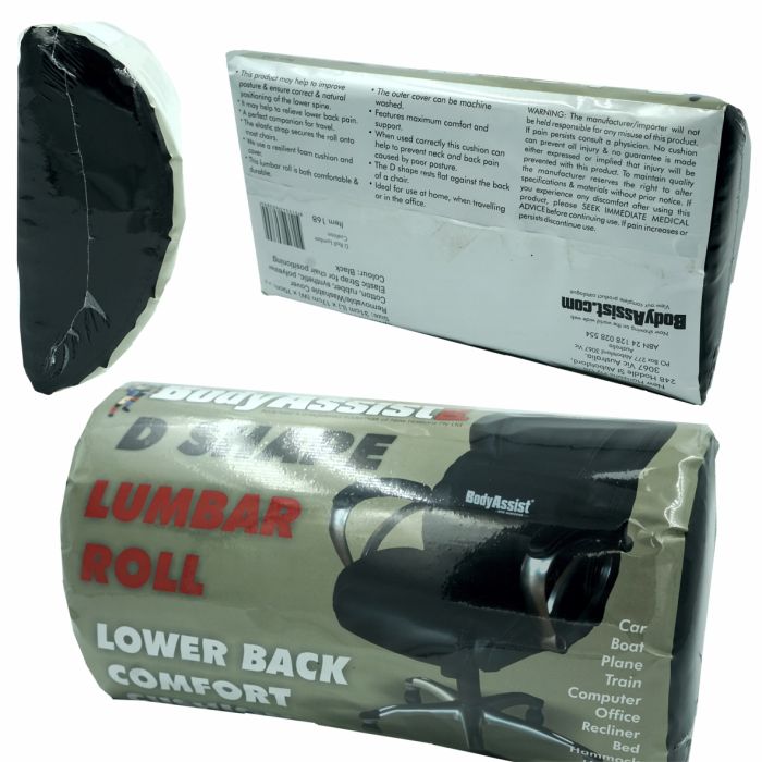 Body Assist D Shape Lumbar Roll Cushion