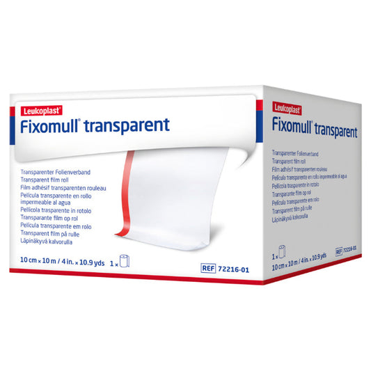 Fixomull Transparent Film Dressing Tape 10cm X 10m 1 Pack