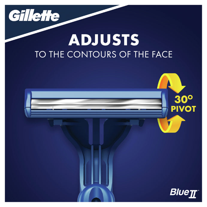Gillette Blue II Plus Disposable Razors 20 Pack