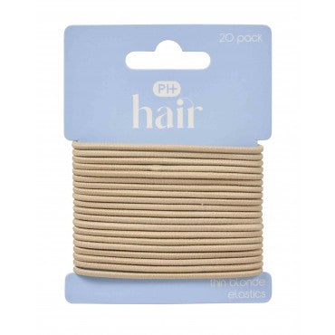 PHarmacy Health ELASTICS THIN BLONDE 20PK