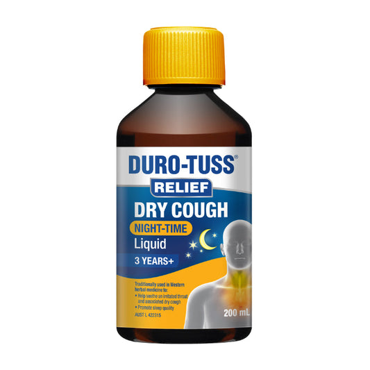 Duro-tuss Relief Dry Cough Night-time Liquid 200ml