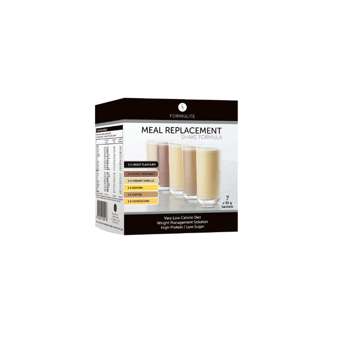 Formulite Meal Replacement Shake Mixed Flavours 55g X 7 Sachets