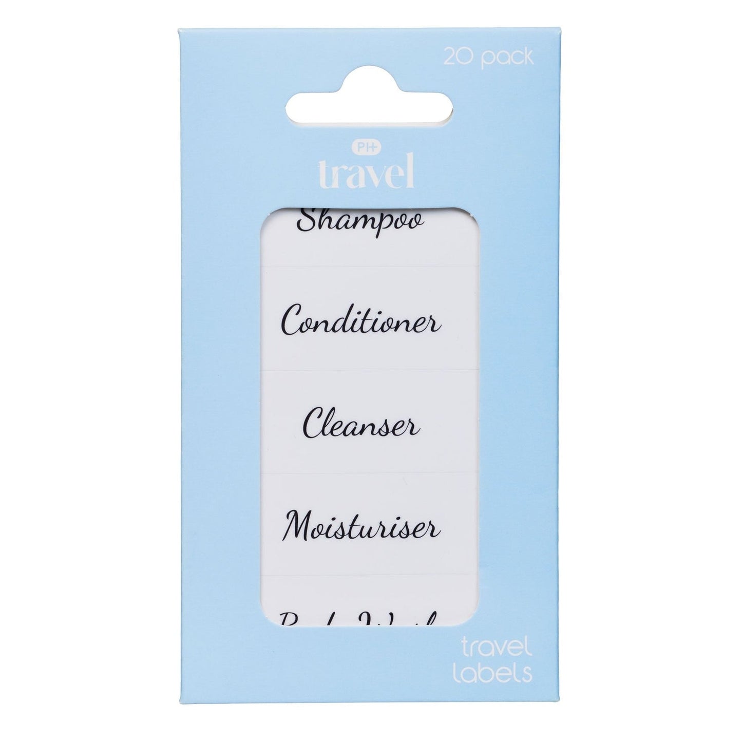 Pharmacy Health TRAVEL LABELS 20PK