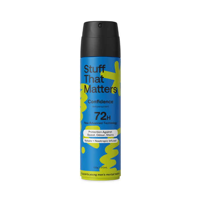 Stuff That Matters Confidence Antiperspirant Deodorant Spray 130g
