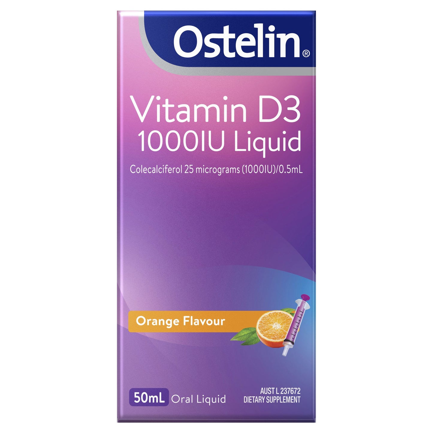 Ostelin Vitamin D (1000IU) Oral Liquid 50ml