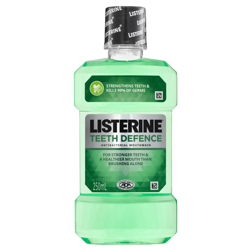Listerine Teeth Defence Mouthwash 250mL