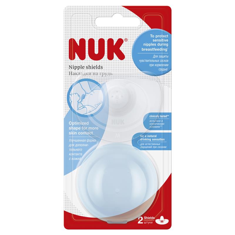 NUK Nipple Shields Medium 2 Pack