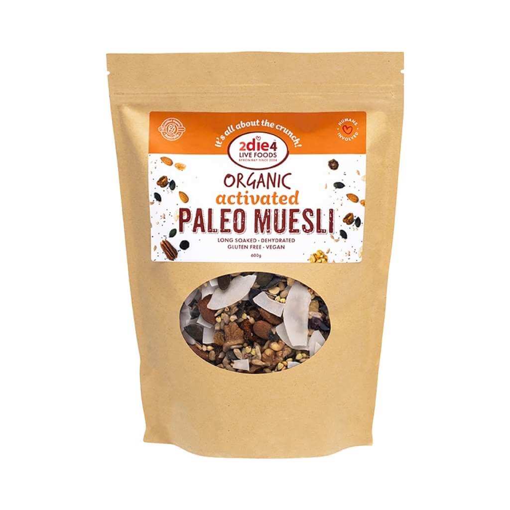 2die4 Live Foods Organic Activated Paleo Muesli 600g