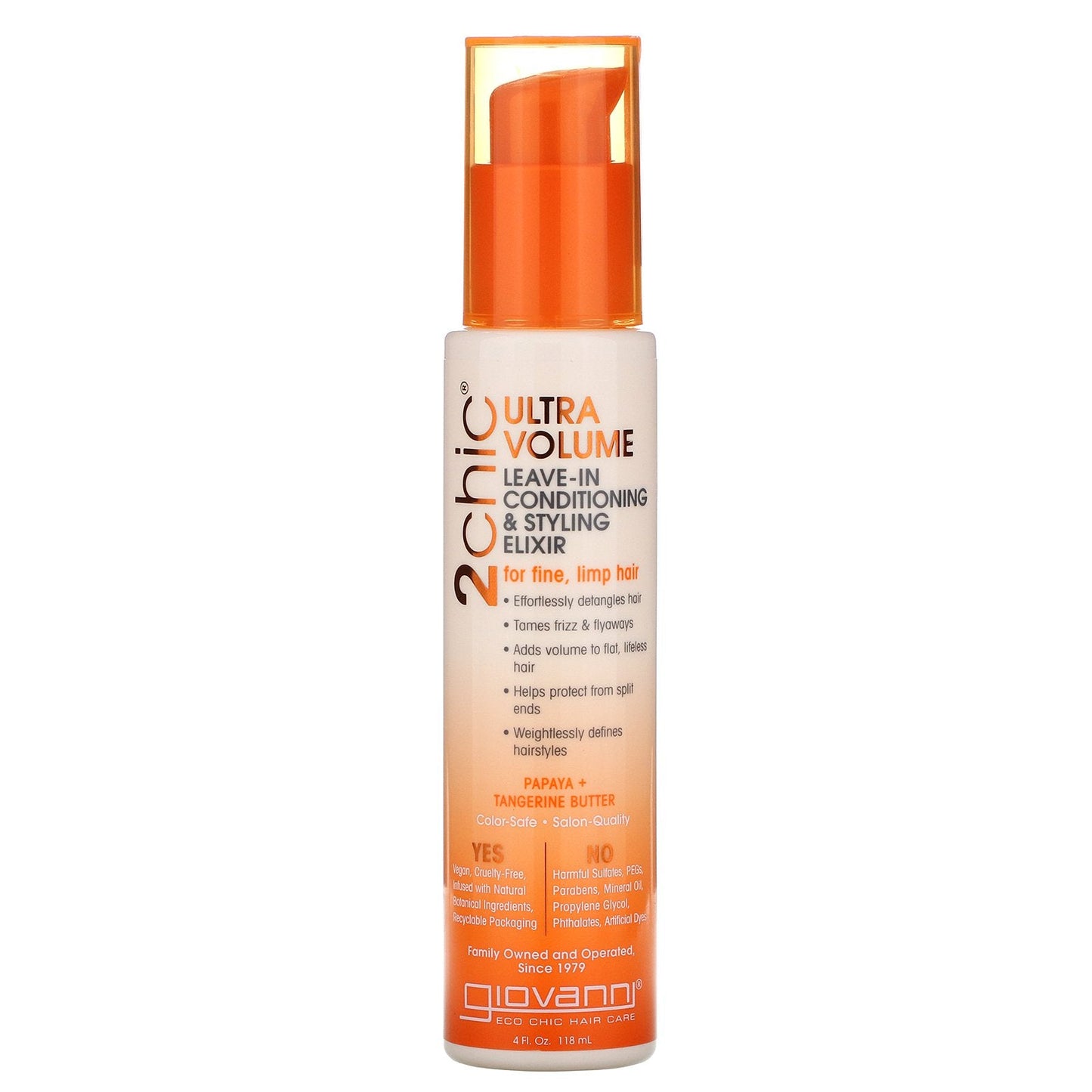 Giovanni Leave-in Conditioner - 2chic Ultra-Volume (Fine, Limp Hair) 118ml