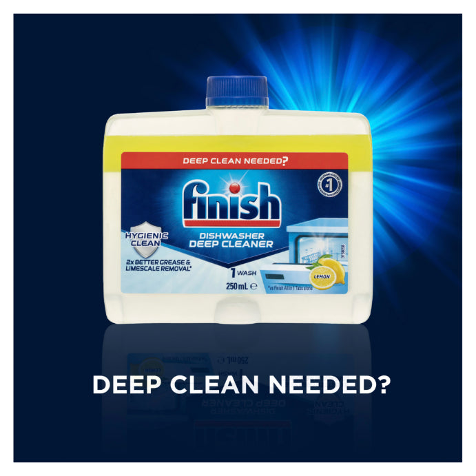 Finish Dishwasher Deep Cleaner Lemon Liquid 250ml