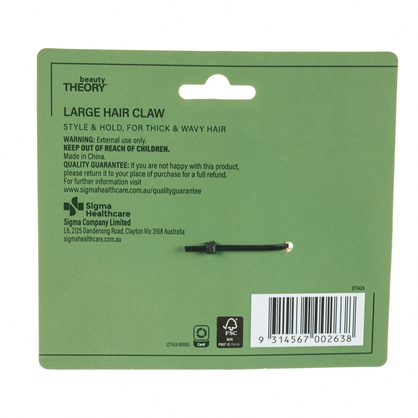 Beauty Theory Large Hair Claw