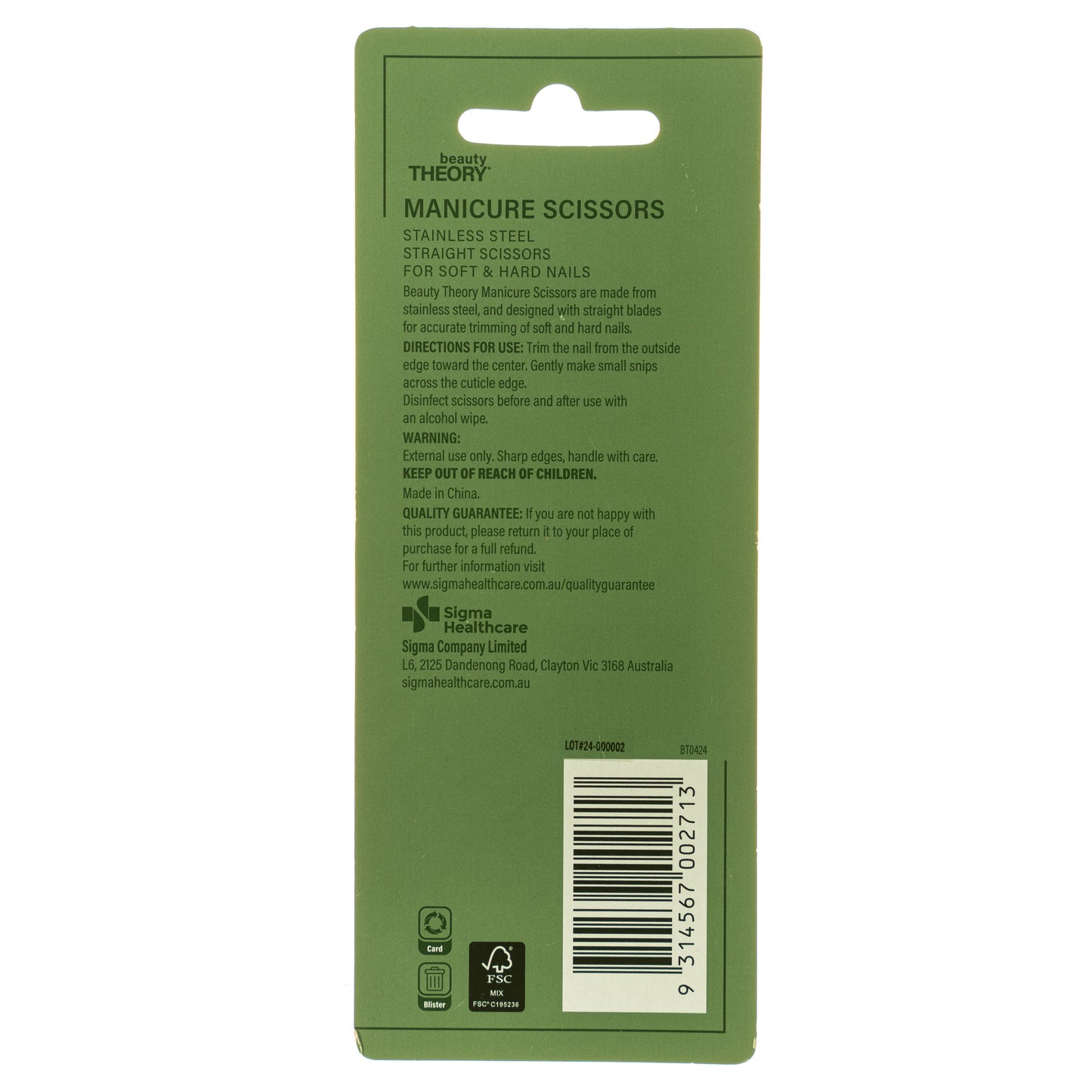 Beauty Theory Manicure Scissors