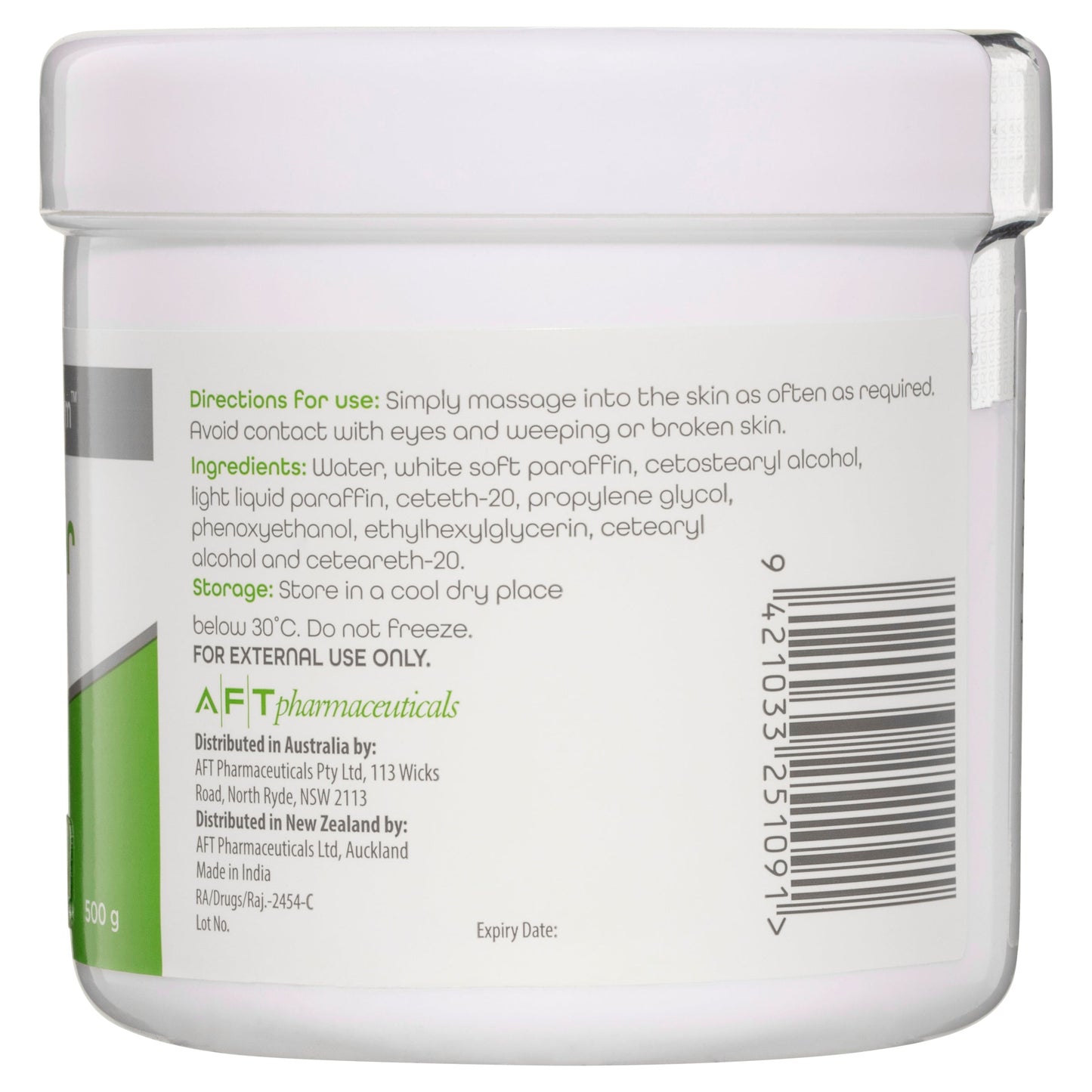 TOPIDERM BODY BUTTER 500G POT