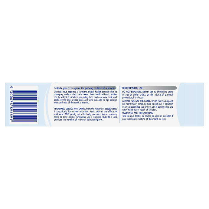 Pronamel Gentle Whitening Toothpaste 110g