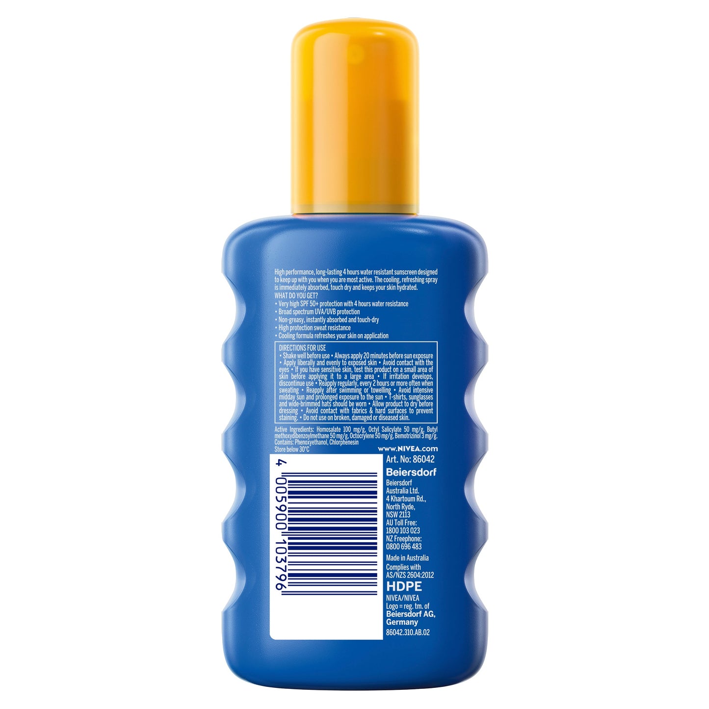Nivea Sun SPF 50+ Ultra Sport Protect Cooling Spray 200ml