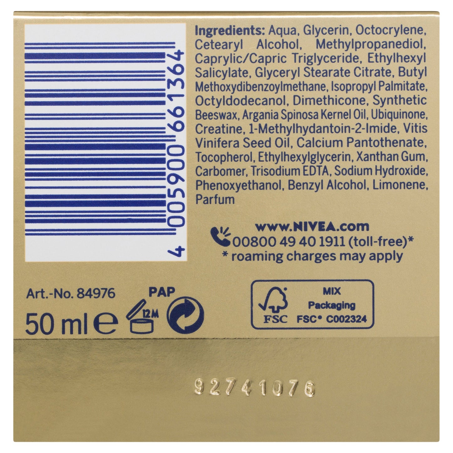 Nivea Q10 Power Day Cream Mature SPF15 50ml