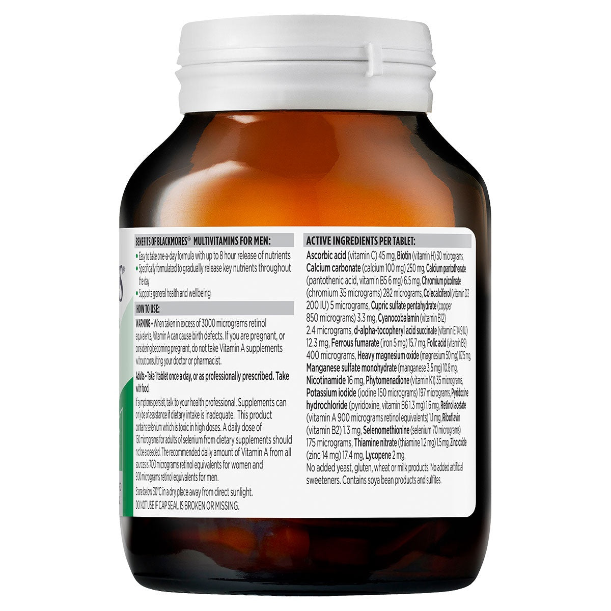 Blackmores Multivitamin for Men 90 Tablets