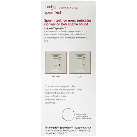 Forelife™ Sperm Test for Men 1 Each