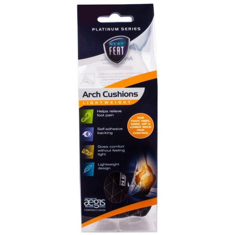 Neat Feat Orthotics Footcare Arch Cushions Large