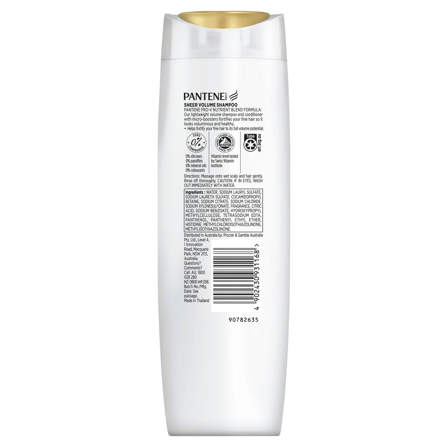 Pantene Pro-V Sheer Volume Shampoo 375ml