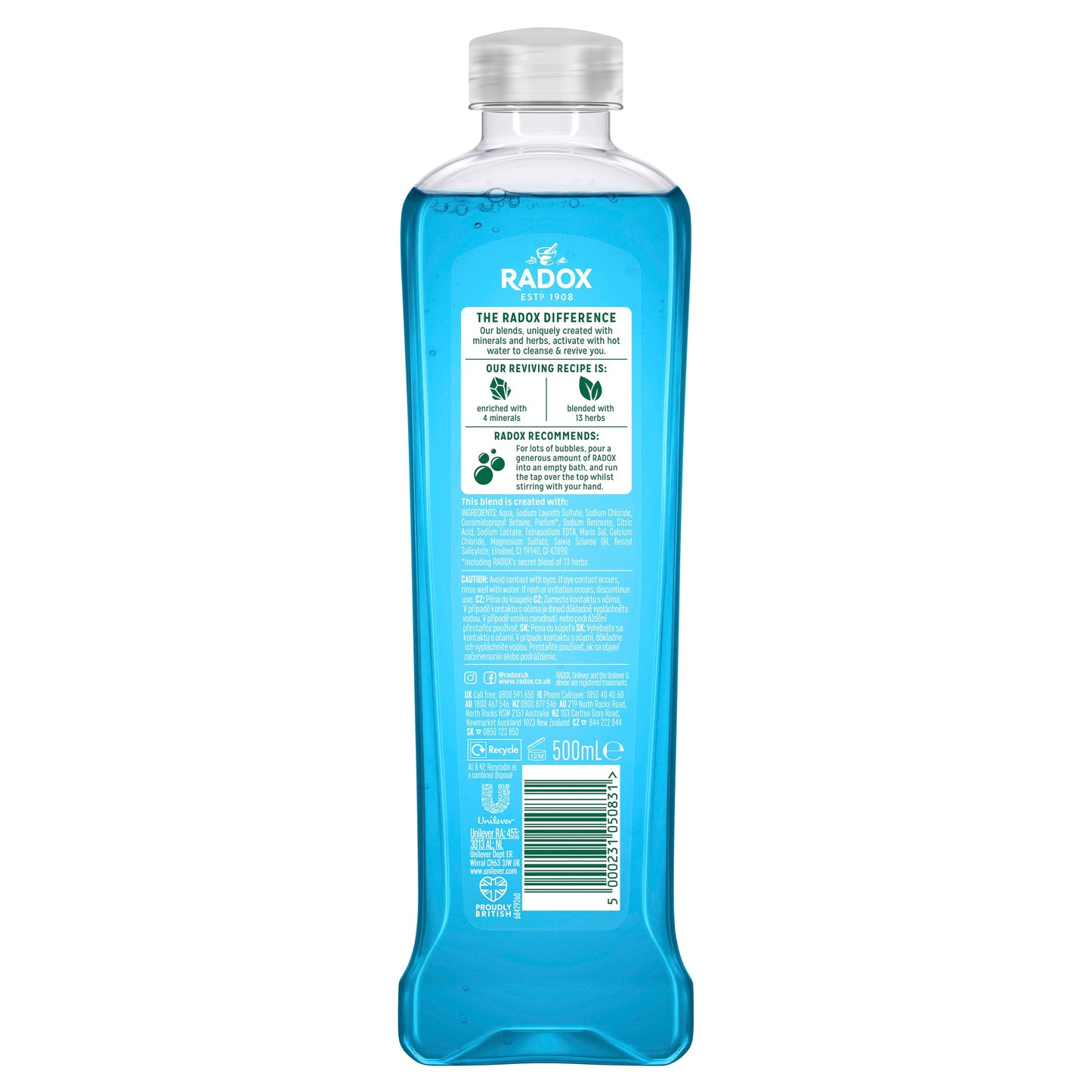 Radox Muscle Soak Bath Soak 500 ml