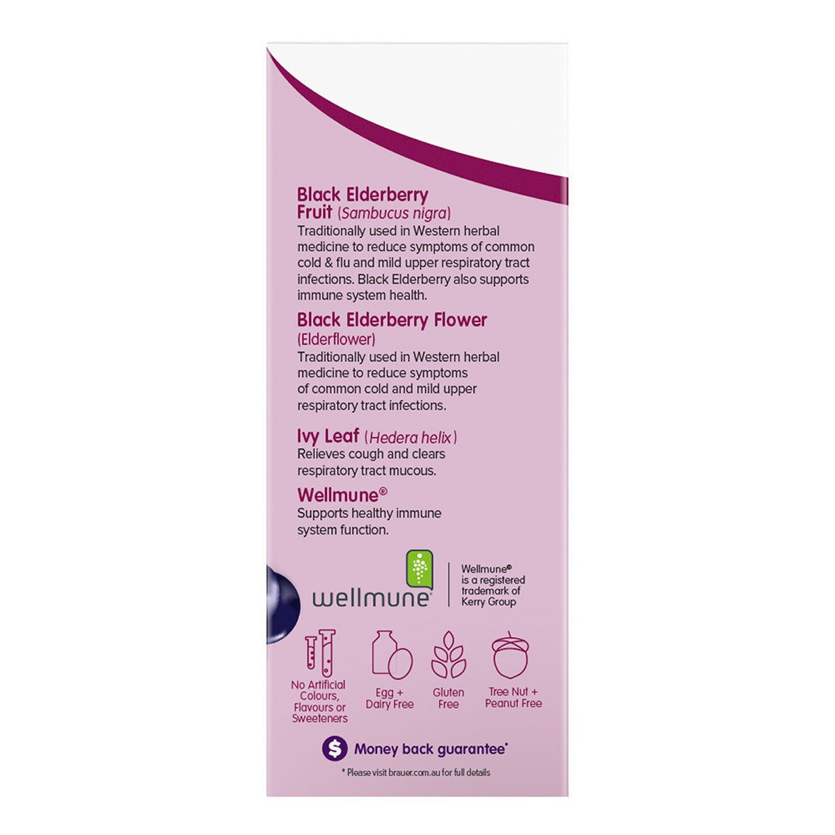 Brauer Sambucus Black Elderberry Cold & Flu Forte for Adults 200ml