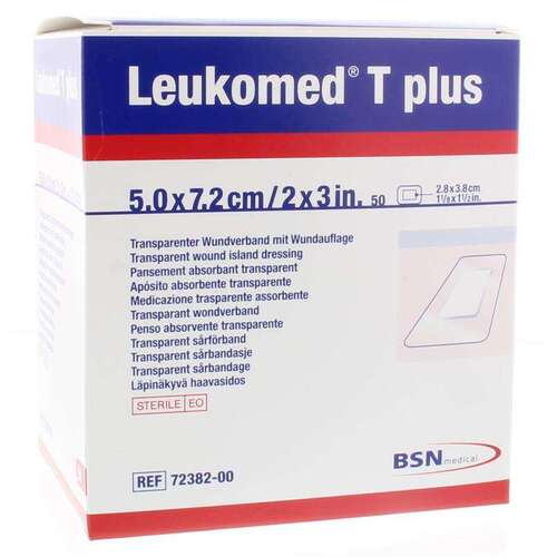 Leukomed T Plus 5cm x 7.2cm 50PK